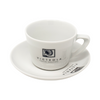 8 oz Porcelain Cappuccino Cup & Saucer