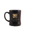 Logo 12 oz Black Ceramic Diner Mug