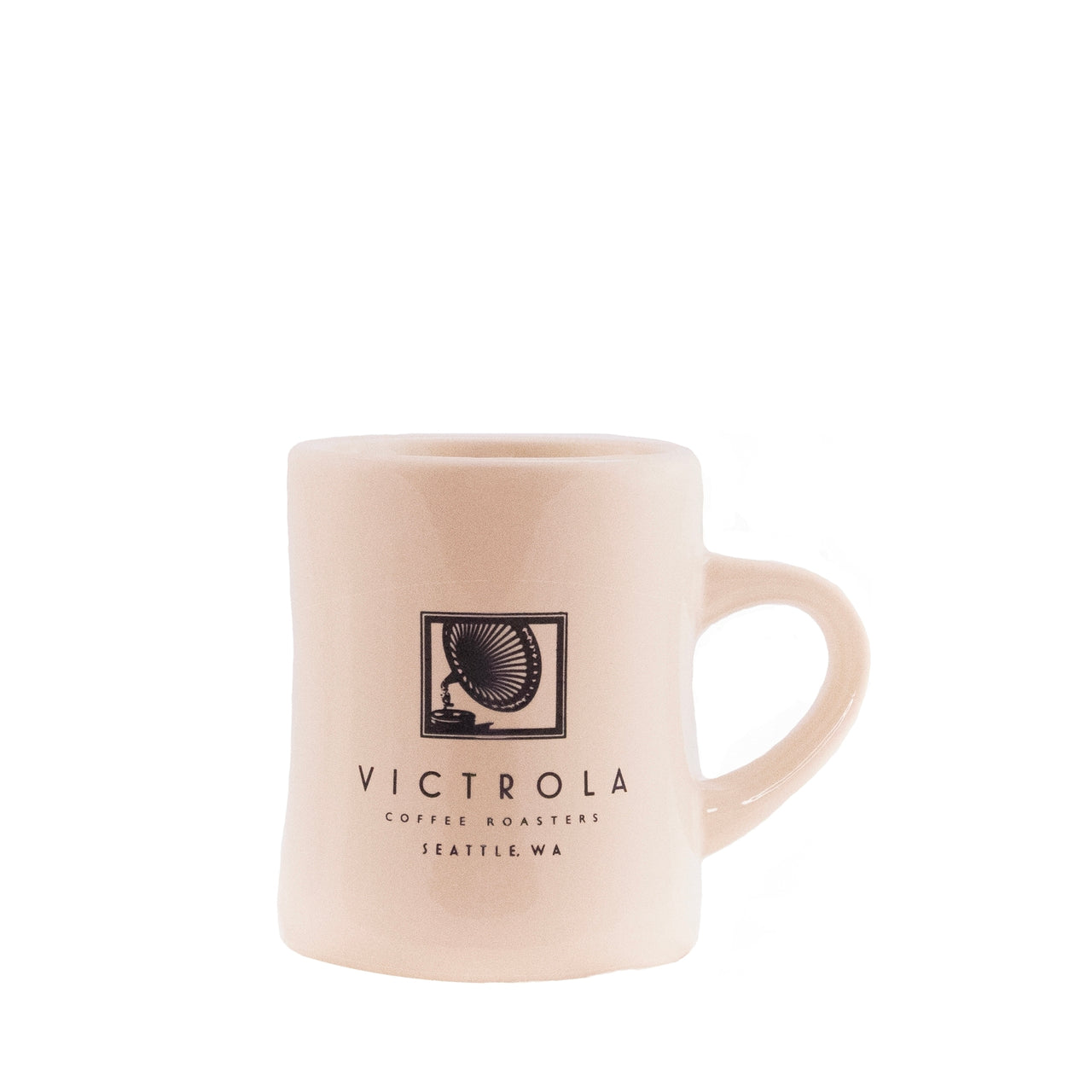 Logo 10 oz Cream Ceramic Diner Mug