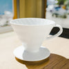 Hario V60 Ceramic Dripper on Table